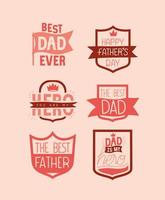 fathers day proverbs vector