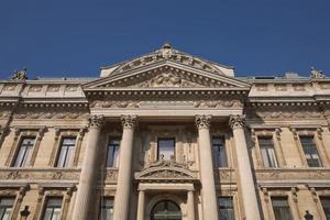 Famous building of Stock Exchange Bourse de Bruxelles, Brussel, Belgium photo