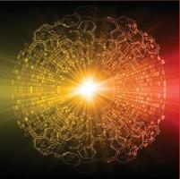 cyber circuit future technology concept background vector