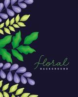 pretty floral background vector