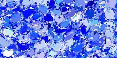 Light BLUE vector texture with random triangles