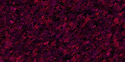 Dark purple vector texture with random triangles