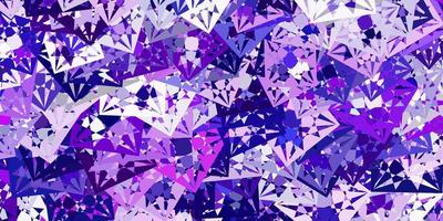 Light Purple Pink vector texture with random triangles