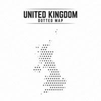 Dotted Map of United Kingdom