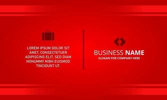 Stylish Gradient Red Lined Business Background vector