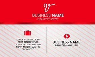 Modern Red Corporate Business Background vector