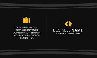 Modern Black Lined Business Background vector