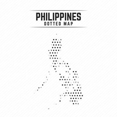 Dotted Map of Philippines