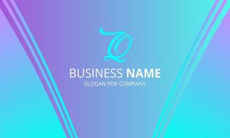 Modern Gradient Business Background With Curves vector
