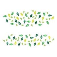 Leaf logo images vector