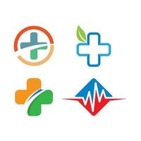 Medical care logo images vector