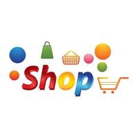 Best shop logo images vector