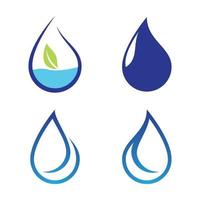 Water drop logo images vector