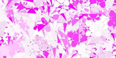 Light Purple vector backdrop with triangles lines