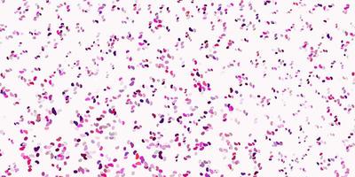 Light purple pink vector texture with memphis shapes