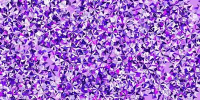 Light purple vector template with ice snowflakes