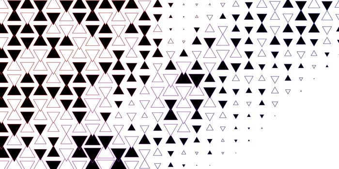 Dark Blue Red vector pattern with lines triangles