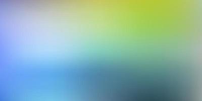 Light blue yellow vector abstract blur drawing