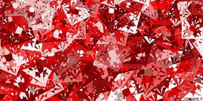 Light Red vector texture with random triangles