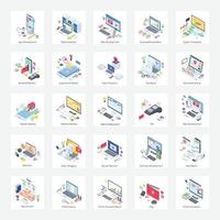 Website and Related Technologies vector