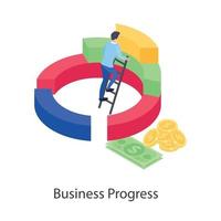 Business Progress and Improvement vector