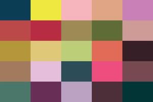 Rainbow mosaic background vector