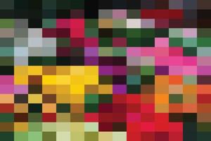 fondo de mosaico de arco iris vector