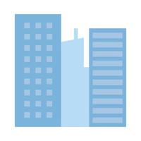 buildings cityscape urban scene icon vector
