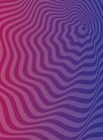 waves and forms purple background vector