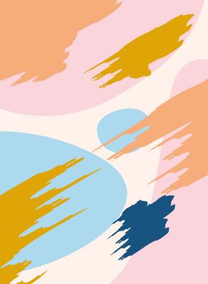 contemporary paint work art abstract style