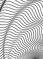 monochrome waves and forms background vector