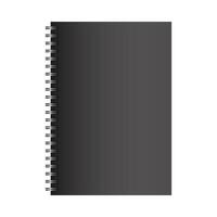 Isolated mockup notebook vector design