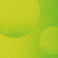 waves and forms green background vector