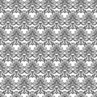 Classical luxury old fashioned damask ornament, royal victorian seamless texture for wallpapers, textile, wrapping. Coloring book for kids and adults. Vector damask seamless pattern element.