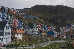 View of Qaqortoq in Greenland photo