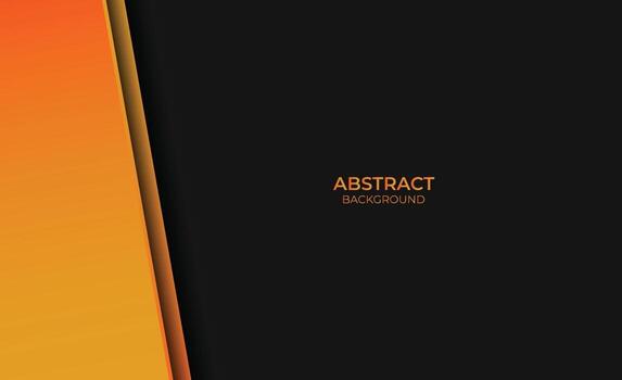 fondo de diseño de estilo abstracto degradado naranja vector