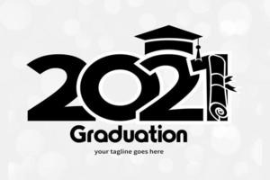 Class 2021. simple black and white concept vector