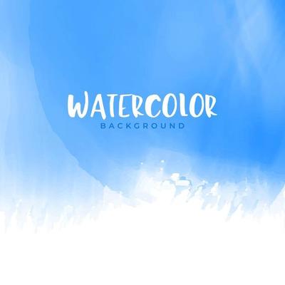 abstract blue watercolor background design