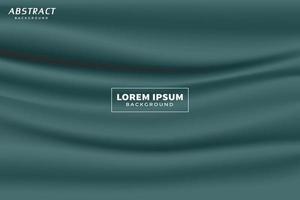 abstract dark green wave background vector