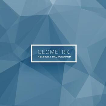 blue geometric rumpled triangular low poly style gradient illustration graphic background vector