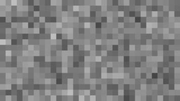 pixel censurado. conceito de barra de censura preta. retângulo de censura. fundo geométrico abstrato dos pixels em preto e branco. movimento em loop