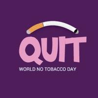 Vector illustration of a background for World No Tobacco Day