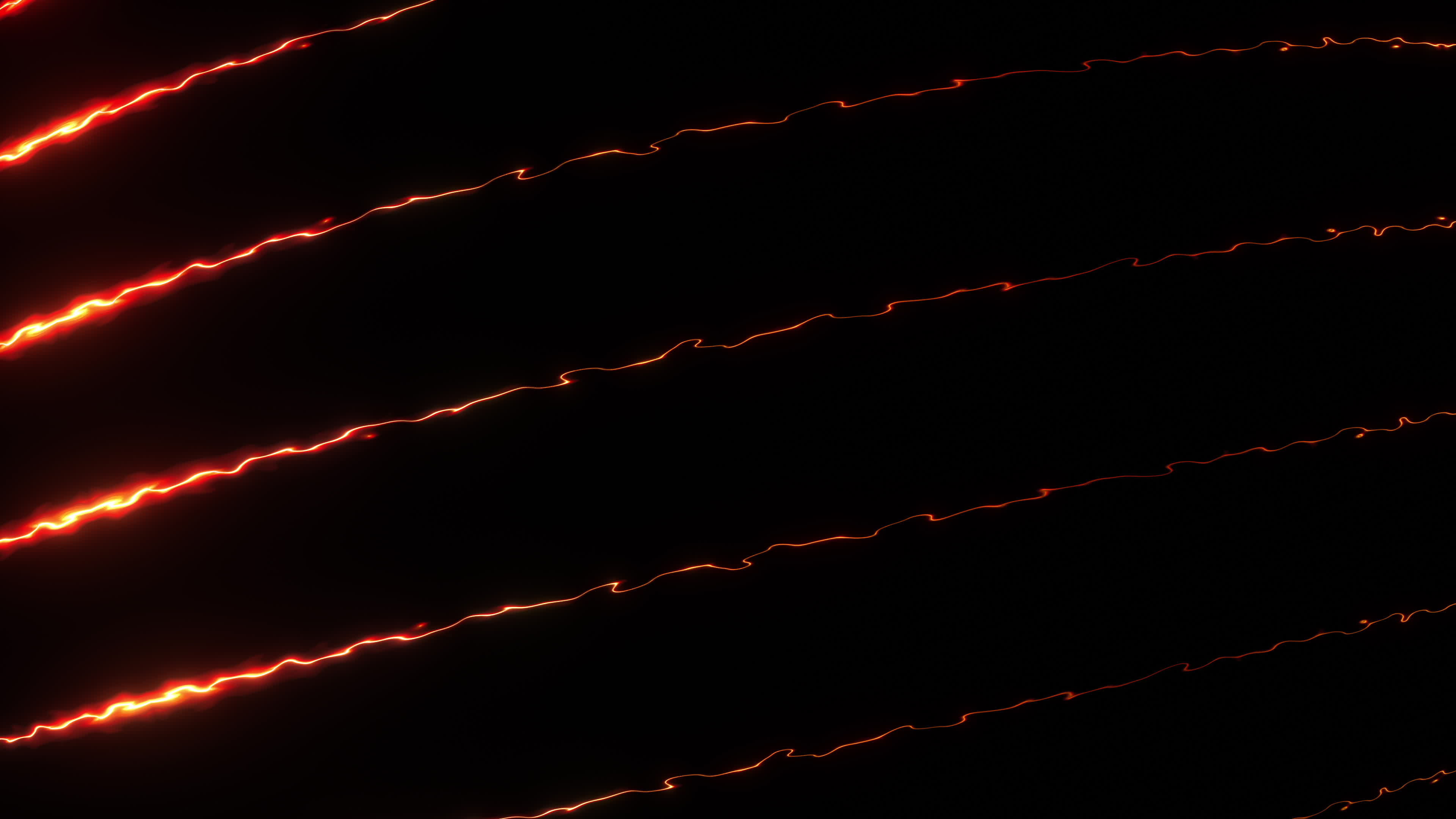 Loop electric sparking discharge electricity lines pattern rotation