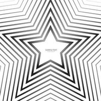 Star line pattern background vector