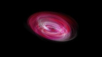 Loop glow pink white mysterious amorphous object floating video