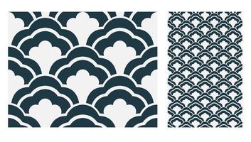 vintage tiles patterns antique seamless design vector