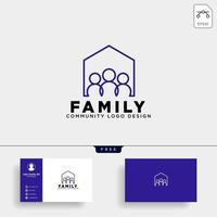 community human logo template vector illustration icon element isolated  vector