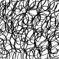 Abstract scribble circles background vector