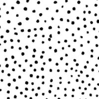 Hand drawn polka dot background vector