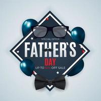 Father s Day Sale Background for Poster or flyer or greeting card vector